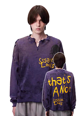 【SAINT LOUIS】メンズ レディース スウェットTシャツ    aat21565