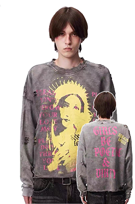 【SAINT LOUIS】メンズ レディース スウェットTシャツ    aat21566