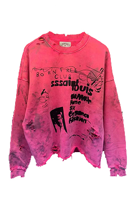 【SAINT LOUIS】メンズ レディース スウェットTシャツ    aat21569