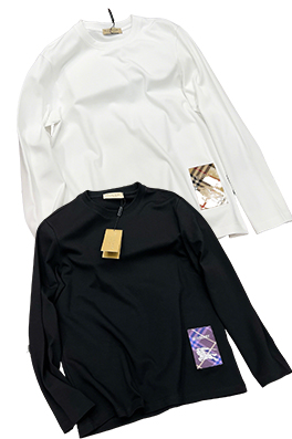 【バーバリータイプ】メンズ レディース 長袖Tシャツ    aat21584