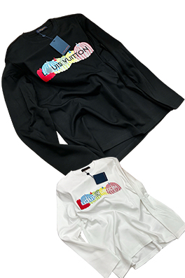 【ヴィトンタイプ】メンズ レディース 長袖Tシャツ    aat21585