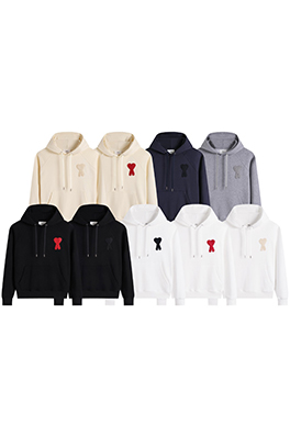 【アミ】フード Tシャツ パーカー aat21599