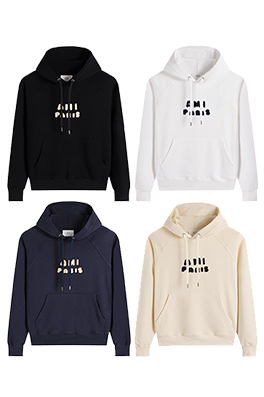【アミ】フード Tシャツ パーカー aat21600