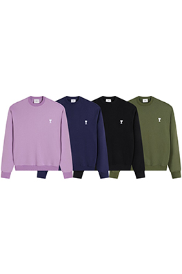 【アミ】メンズ レディース スウェットTシャツ aat21610