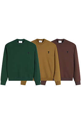 【アミ】メンズ レディース スウェットTシャツ aat21611