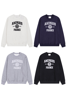 【アミ】メンズ レディース スウェットTシャツ aat21613