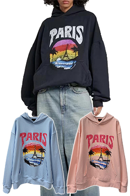 【バレンタイプ】フード Tシャツ パーカー aat21661