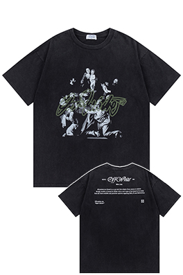 【オフホワイトタイプ】メンズ レディース 半袖Tシャツ    aat21701