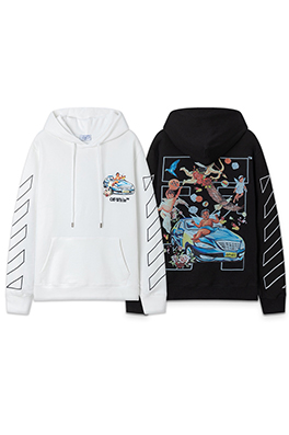 【オフホワイトタイプ】フード Tシャツ パーカー    aat21709