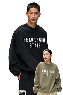 【フィアオブゴッド】メンズ レディース スウェットTシャツ  aat21715