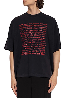 【ヴェトモン】メンズ レディース 半袖Tシャツ aat21740
