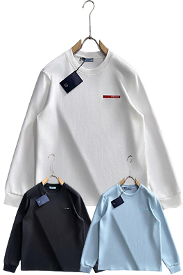 【プラダタイプ】メンズ レディース 長袖Tシャツ aat21754