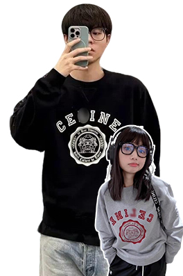 【セリーヌタイプ】メンズ レディース スウェットTシャツ  aat21764