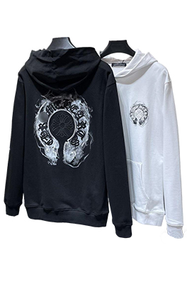 【クロムハーツタイプ】 メンズ レディース フードTシャツ パーカー  aat21816