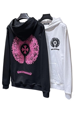 【クロムハーツタイプ】 メンズ レディース フードTシャツ パーカー  aat21821