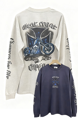 【WEAT COAST CHOPPERS】メンズ レディース 長袖Tシャツ  aat21822
