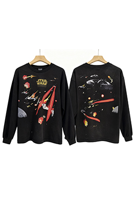 【セント マイケル】メンズ レディース 長袖Tシャツ  aat21823