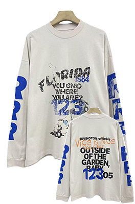 【アルアルアル123】メンズ レディース 長袖Tシャツ  aat21832