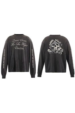 【セント マイケル】メンズ レディース 長袖Tシャツ  aat21834