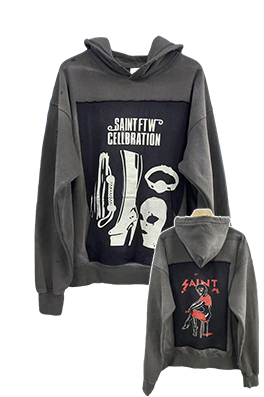 【セント マイケル】メンズ レディース フードTシャツ パーカー   aat21835
