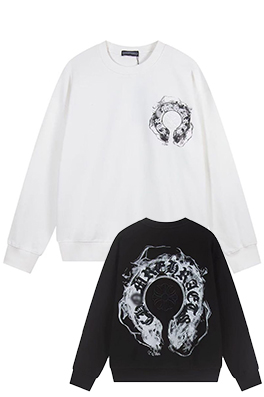 【クロムハーツタイプ】メンズ レディース長袖 スウェットTシャツ   aat21905