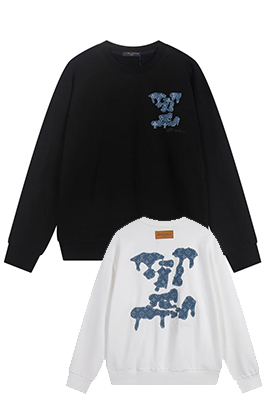 【ヴィトンタイプ】メンズ レディース長袖 スウェットTシャツ   aat21920
