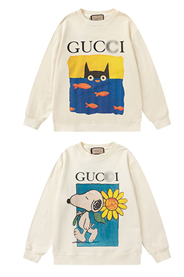 【グッチタイプ】メンズ レディース 長袖 スウェットTシャツ  aat21930