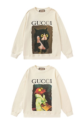 【グッチタイプ】メンズ レディース 長袖 スウェットTシャツ  aat21931