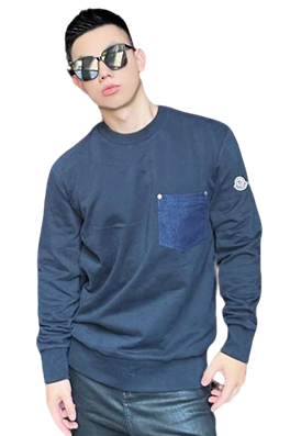 【モンクレールタイプ】メンズ レディース 長袖 スウェットTシャツ aat21977