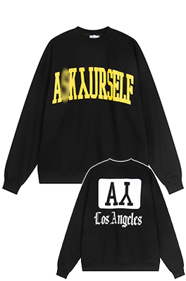 【ASKURSELF】メンズ レディース 長袖 スウェットTシャツ aat22005