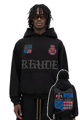 【ルード】メンズ レディース フードTシャツ パーカー aat22008