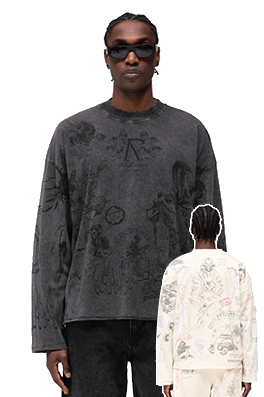 【リプレゼント】メンズ レディース 長袖Tシャツ aat22013