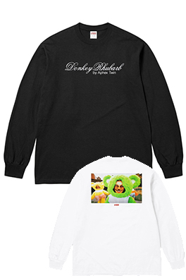 【シュプリームタイプ】メンズ レディース 長袖Tシャツ  aat22040