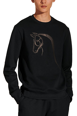 【エルメスタイプ】メンズ レディース 長袖 スウェットTシャツ aat22054