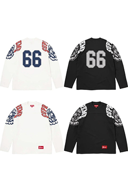 【シュプリームタイプ】MASCOTメンズ レディース 長袖Tシャツ aat22066