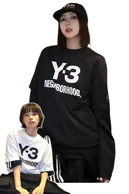 【ヨウジヤマモトタイプ】×【ネイバーフッド】 メンズ レディース長袖Tシャツ aat22120