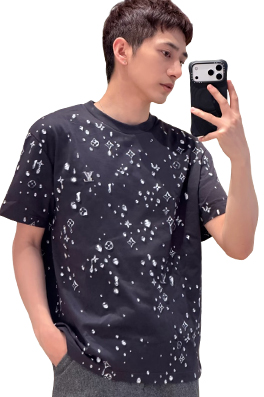 【ヴィトンタイプ】 メンズ レディース 半袖Tシャツ aat22179