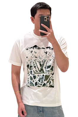 【ヴィトンタイプ】 メンズ レディース 半袖Tシャツ aat22184