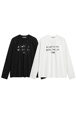 【アクネ ストゥディオ ズ】メンズ レディース 長袖 Tシャツ aat22210