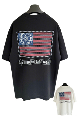【クロムハーツタイプ】メンズ レディース 半袖Tシャツ aat22263