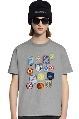 【ヴィトンタイプ】メンズ レディース 半袖Tシャツ aat22273