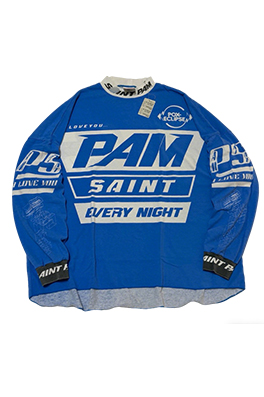 【セント マイケル】×【PAM】メンズ レディース 長袖 Tシャツ aat22329