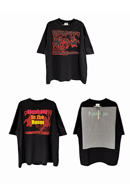 【ヴェトモン】両面 半袖Tシャツ aat22336