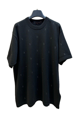 【ヴィトンタイプ】メンズ レディース　ニット 半袖Tシャツ aat22422