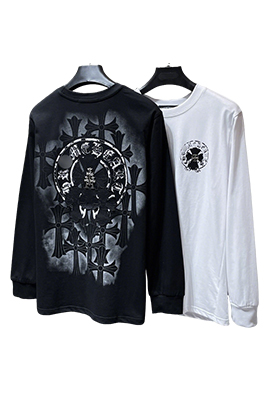 【クロムハーツタイプ】メンズ レディース 長袖 Tシャツ  aat22566
