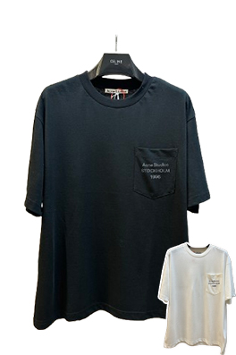 【アクネ ストゥディオ ズ】メンズ レディース 半袖Tシャツ aat22585