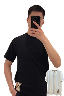 【バーバリータイプ】メンズ レディース 半袖Tシャツ aat22596