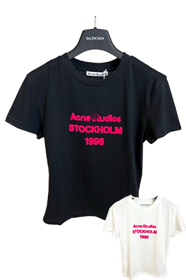 【アクネ ストゥディオ ズ】  レディース 半袖Tシャツ aat22643