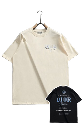 【ディオールタイプ】メンズ レディース 半袖Tシャツ aat22653