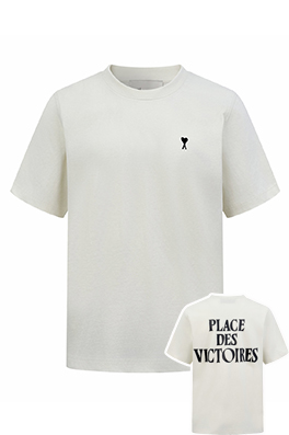 【アミ】メンズ レディース 半袖Tシャツ aat22691
